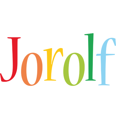 Jorolf birthday logo