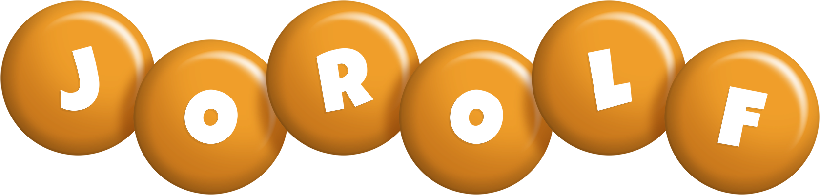 Jorolf candy-orange logo