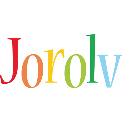 Jorolv birthday logo