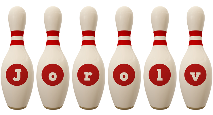 Jorolv bowling-pin logo