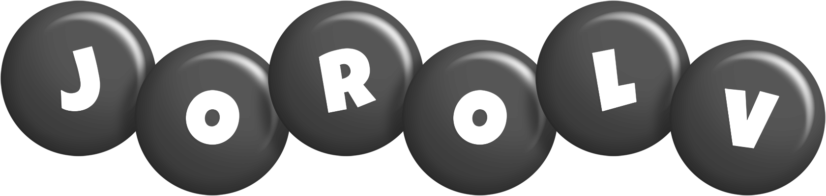 Jorolv candy-black logo