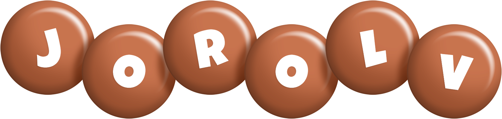 Jorolv candy-brown logo