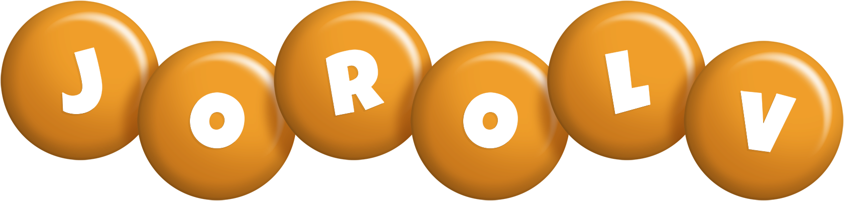 Jorolv candy-orange logo