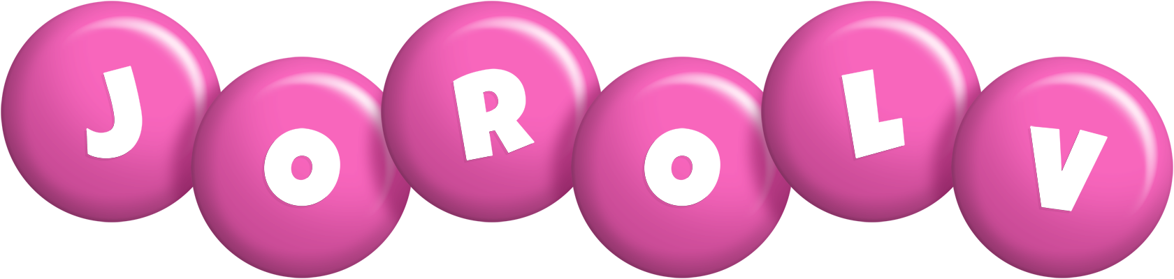 Jorolv candy-pink logo