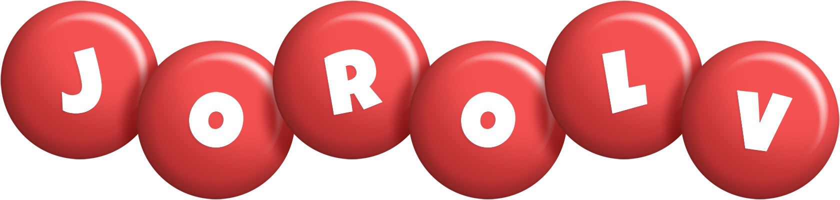 Jorolv candy-red logo