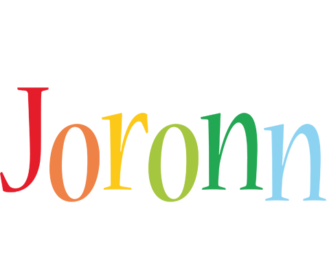 Joronn birthday logo