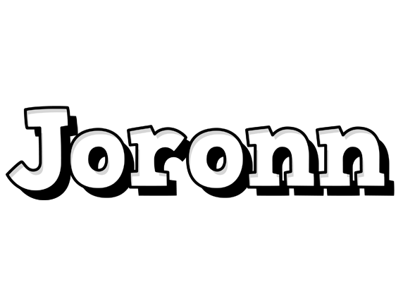 Joronn snowing logo