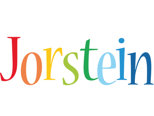 Jorstein birthday logo