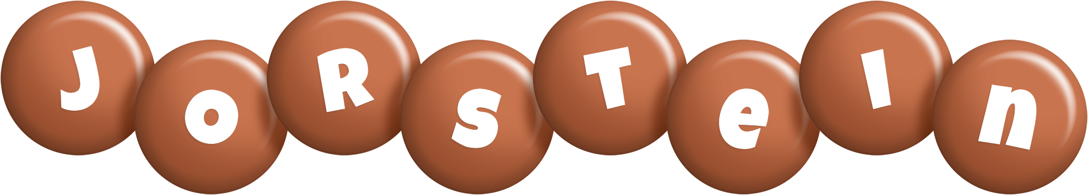 Jorstein candy-brown logo