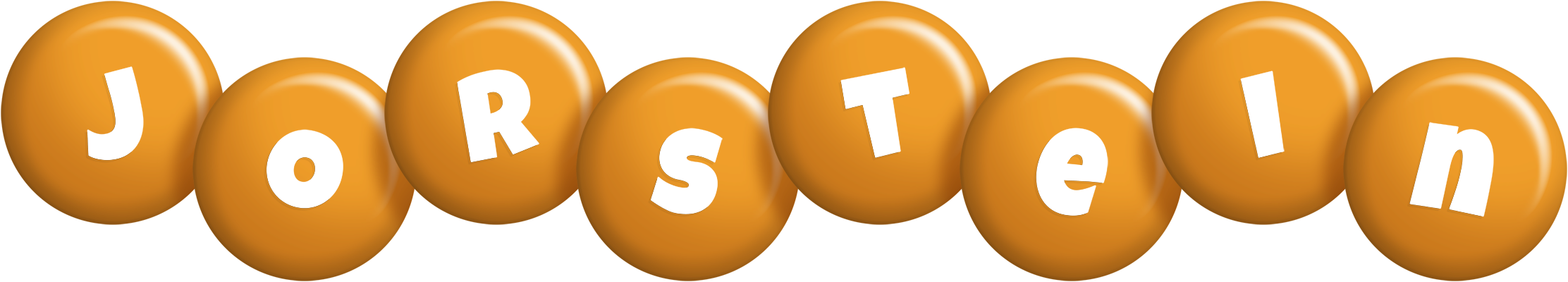 Jorstein candy-orange logo