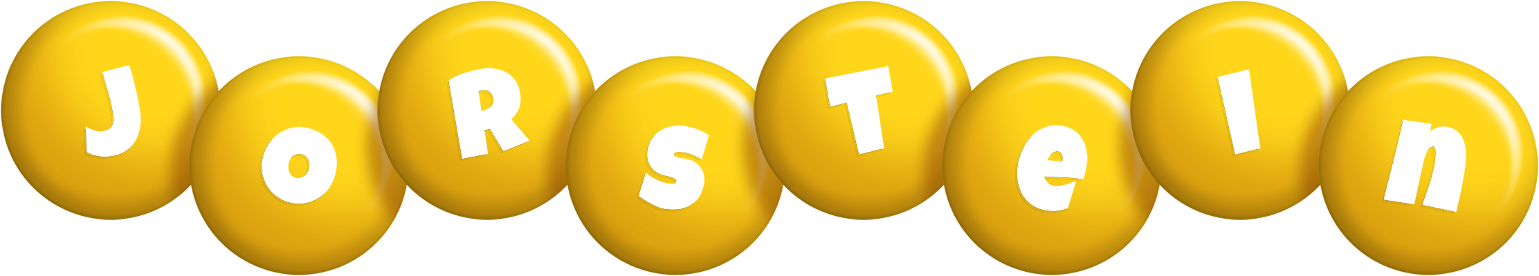 Jorstein candy-yellow logo