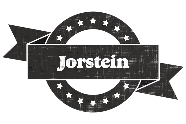 Jorstein grunge logo