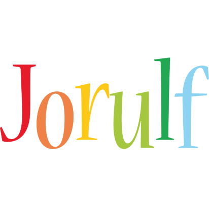 Jorulf birthday logo