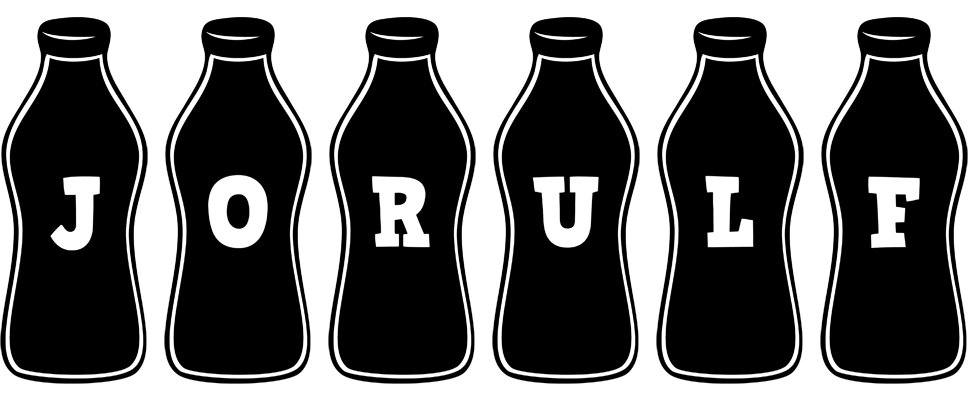 Jorulf bottle logo