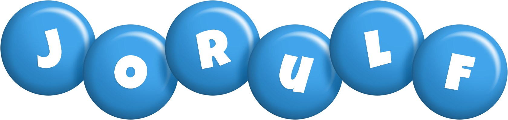 Jorulf candy-blue logo