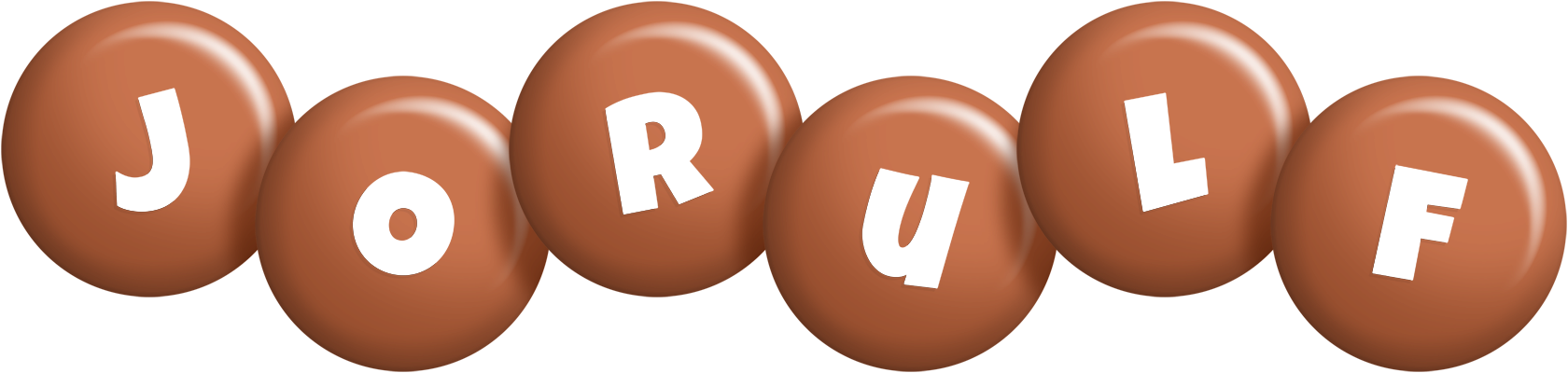 Jorulf candy-brown logo