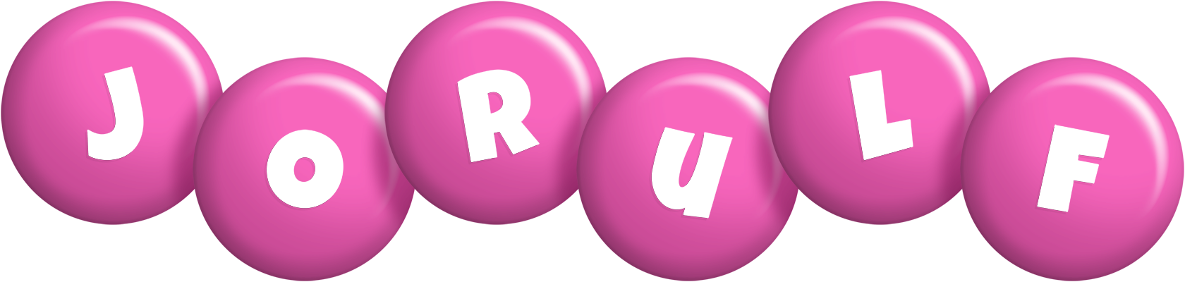 Jorulf candy-pink logo
