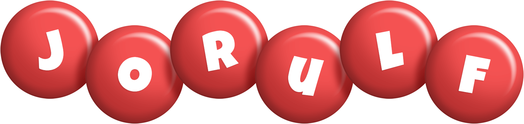 Jorulf candy-red logo