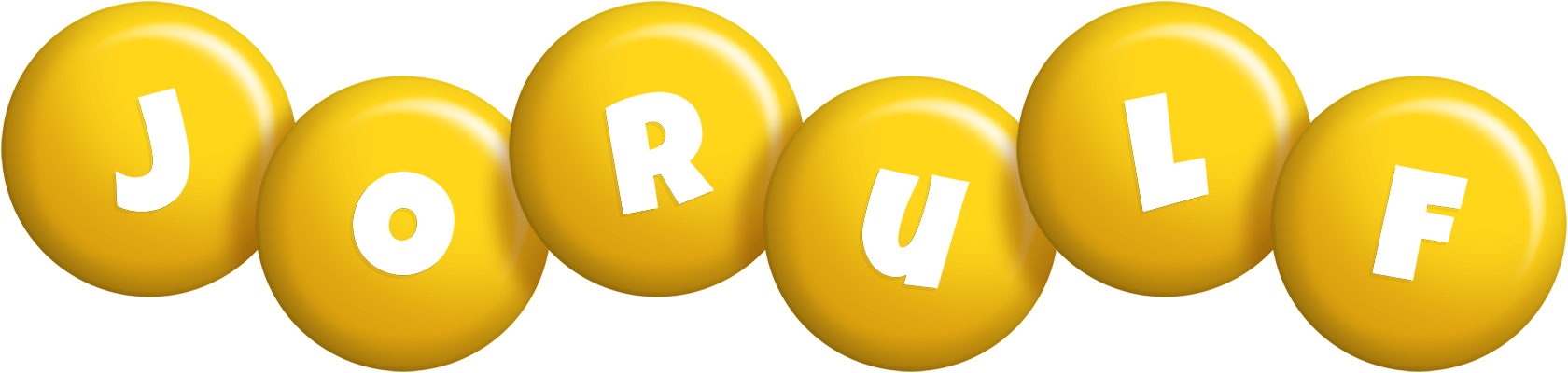 Jorulf candy-yellow logo