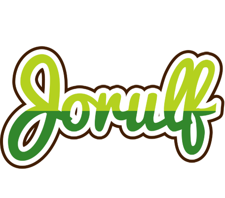 Jorulf golfing logo