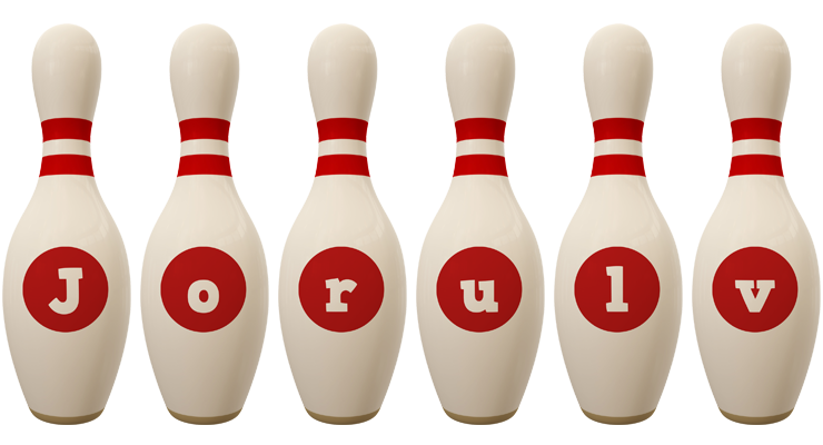 Jorulv bowling-pin logo