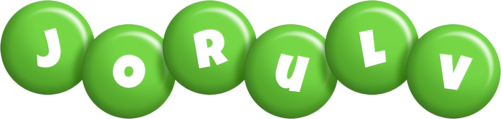 Jorulv candy-green logo