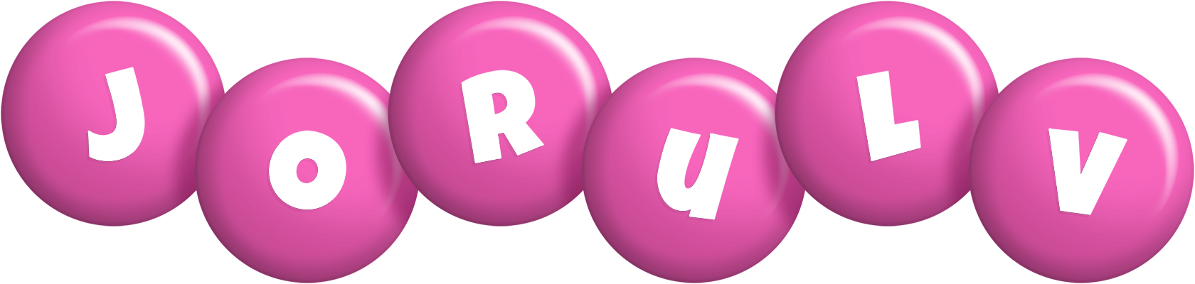 Jorulv candy-pink logo