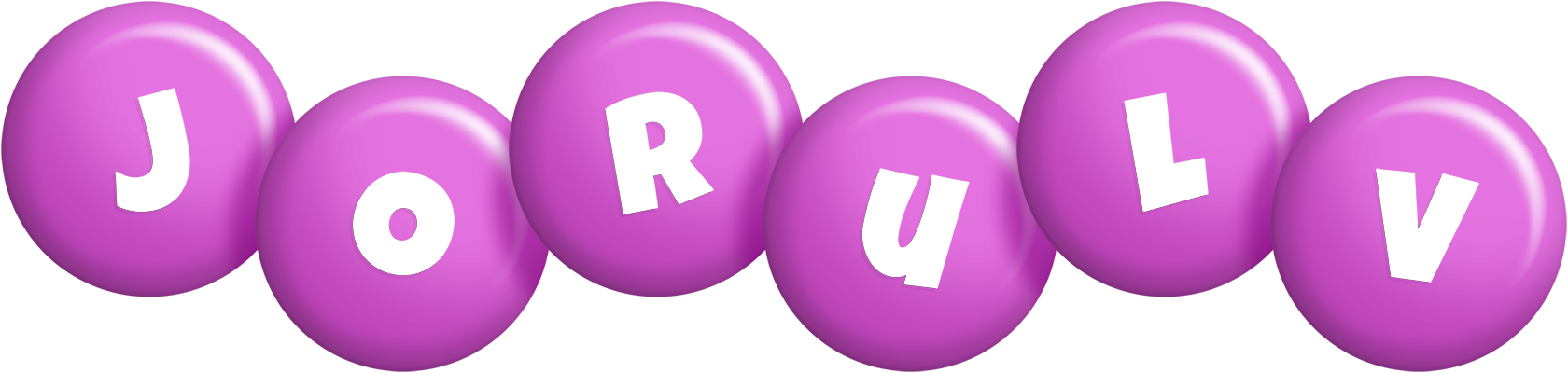 Jorulv candy-purple logo