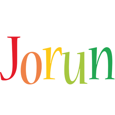 Jorun birthday logo