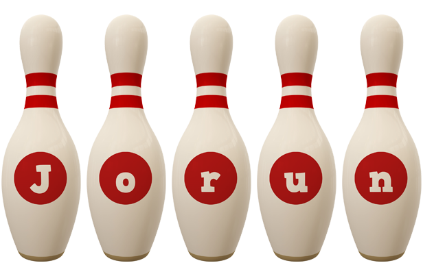 Jorun bowling-pin logo