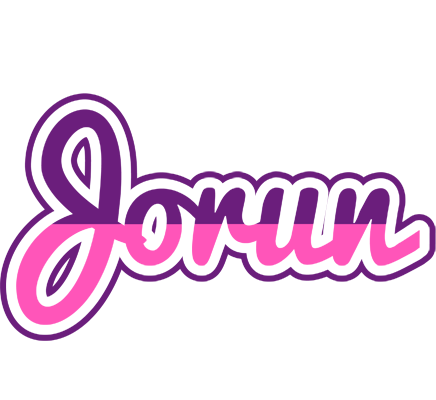 Jorun cheerful logo