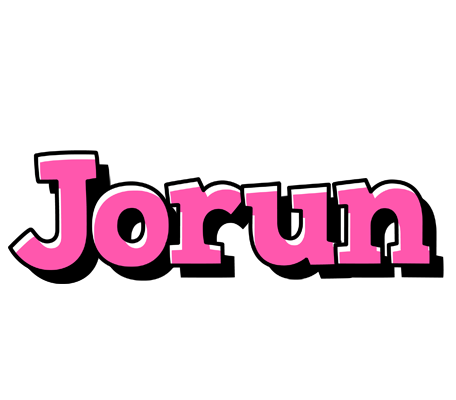 Jorun girlish logo