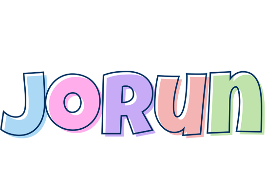 Jorun pastel logo