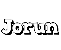 Jorun snowing logo