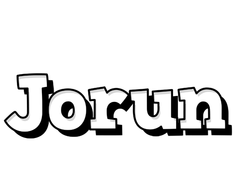 Jorun snowing logo