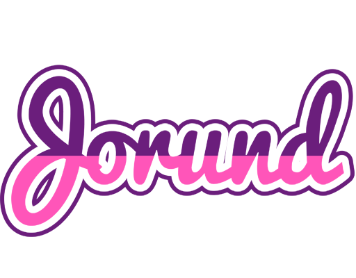 Jorund cheerful logo