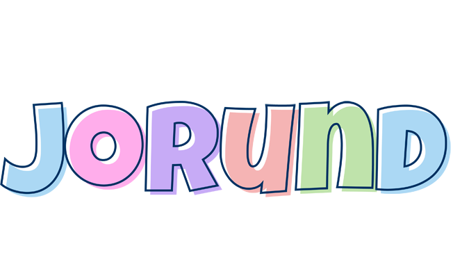 Jorund pastel logo