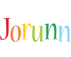 Jorunn birthday logo