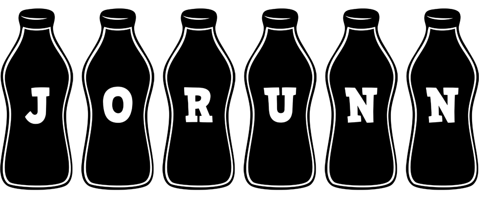 Jorunn bottle logo