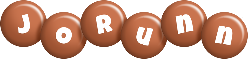 Jorunn candy-brown logo