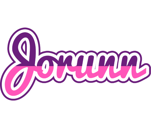 Jorunn cheerful logo