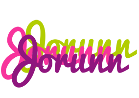 Jorunn flowers logo