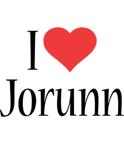 Jorunn i-love logo