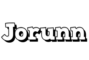 Jorunn snowing logo