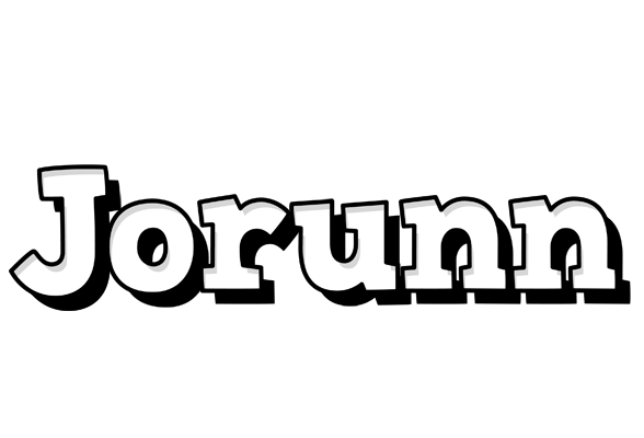 Jorunn snowing logo