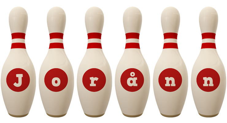 Jorånn bowling-pin logo