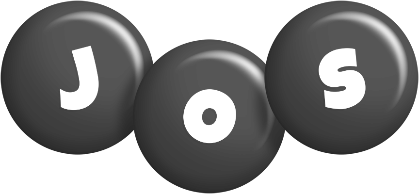 Jos candy-black logo