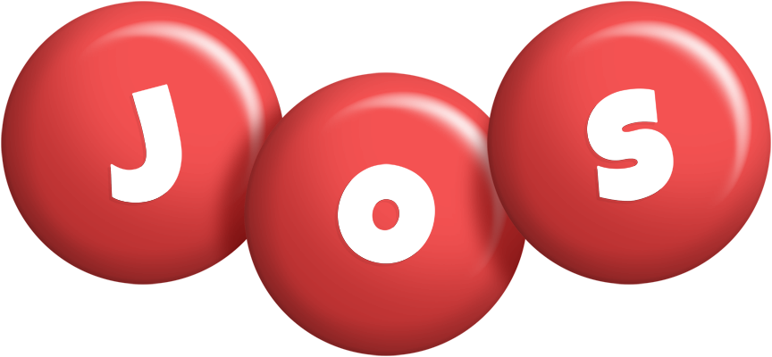 Jos candy-red logo