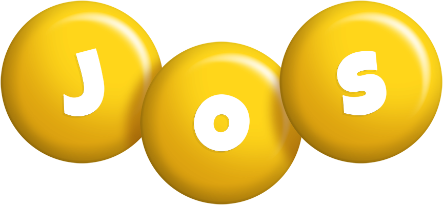 Jos candy-yellow logo