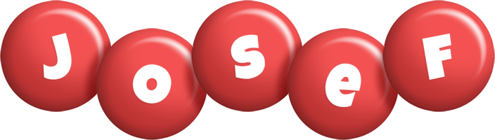 Josef candy-red logo